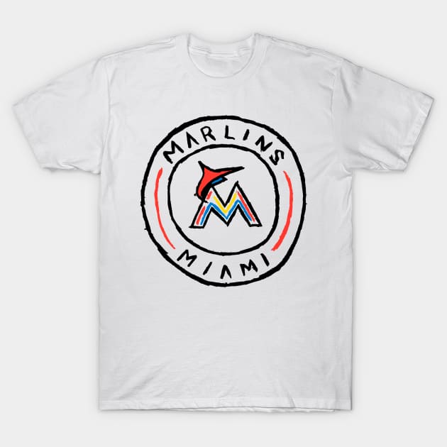 Miami Marliiiins T-Shirt by Very Simple Graph